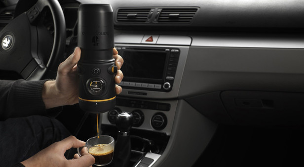 Handpresso provides a caffeine injection in your car