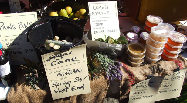 Swap a smile for some backyard-grown goods at Kurilpa Local Produce Exchange