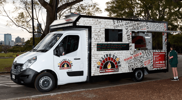 Rolling Stone Mobile Woodfired Pizza