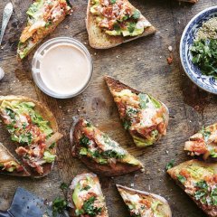 Jump out of bed for avocado and kimchi toast