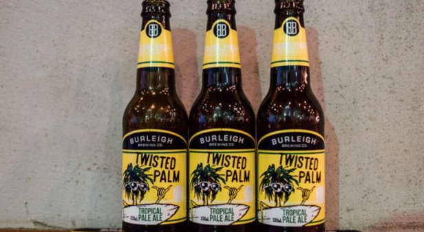 Taste Burleigh in a bottle with Twisted Palm beer