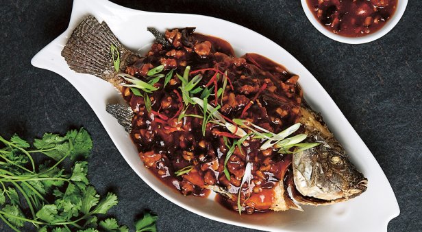 Get a little spicy with Chinese fish in chilli sauce