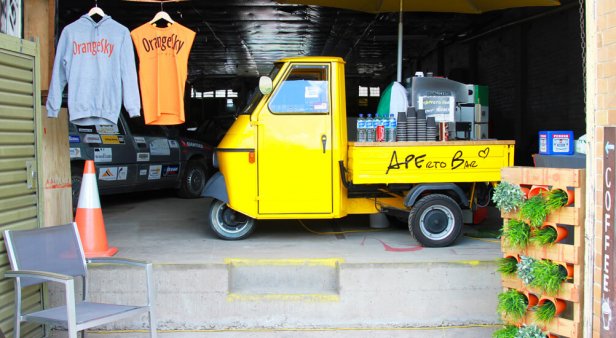 Sip coffee for a good cause at Orange Sky Laundry&#8217;s new coffee cart