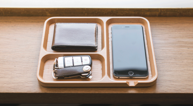On Those Trays help gents treat their essentials with respect