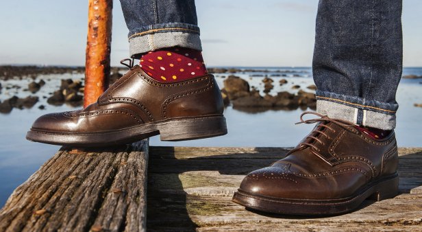 Give your ankles a bit of razzle-dazzle with socks from Fortis Green