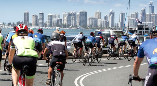 Journey from concrete jungle to crashing waves for the Brisbane to Gold Coast Cycle Challenge