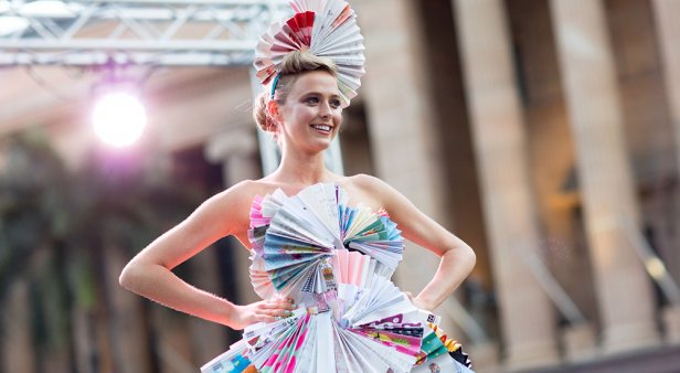 Cool, kind and creative – Recreate celebrates sustainable style with its paper fashion show