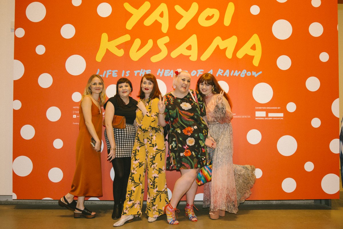 Yayoi Kusama: Life is the Heart of a Rainbow Exhibition Opening