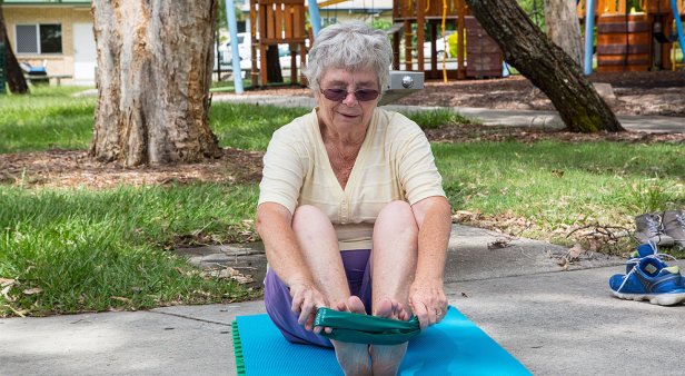 Pilates in the park