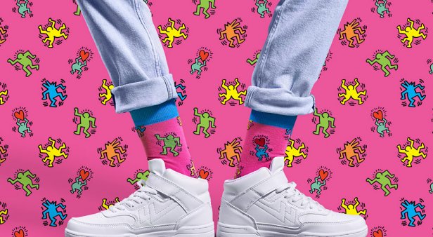 Bold as love – Happy Socks celebrates the legendary Keith Haring with a fresh capsule collection
