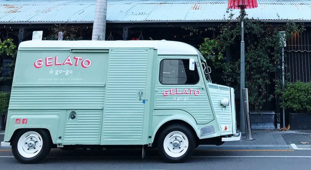 Taste the sweetness from Brisbane’s new mobile dessert dispensary Gelato à go-go