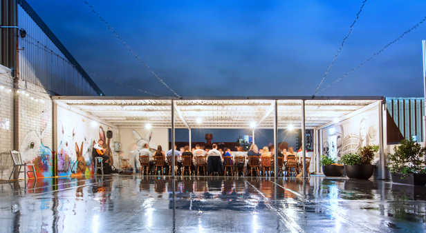 Feast and frolic under the stars at Peters Rooftop in West Village