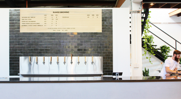 Range Brewing stakes its claim on the craft-beer scene with its modern Newstead brewery