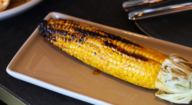 Corn with lime miso butter