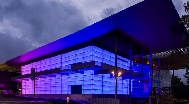 James Turrell’s Night Life installation lights up GOMA in brilliant technicolour