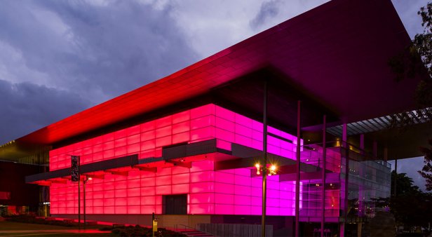 James Turrell’s Night Life installation lights up GOMA in brilliant technicolour