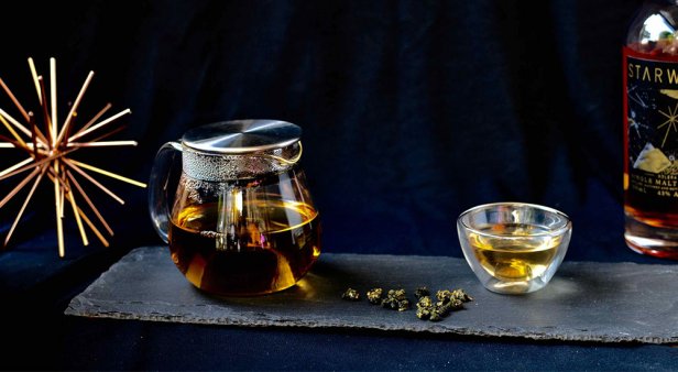 Add some kick to your cuppa with whisky-infused tea from the Old Barrel Tea Co.