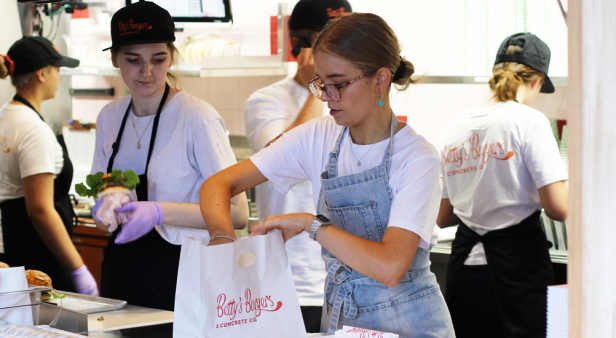 Buns under the bridge – Betty&#8217;s Burgers opens its Howard Smith Wharves riverside outpost