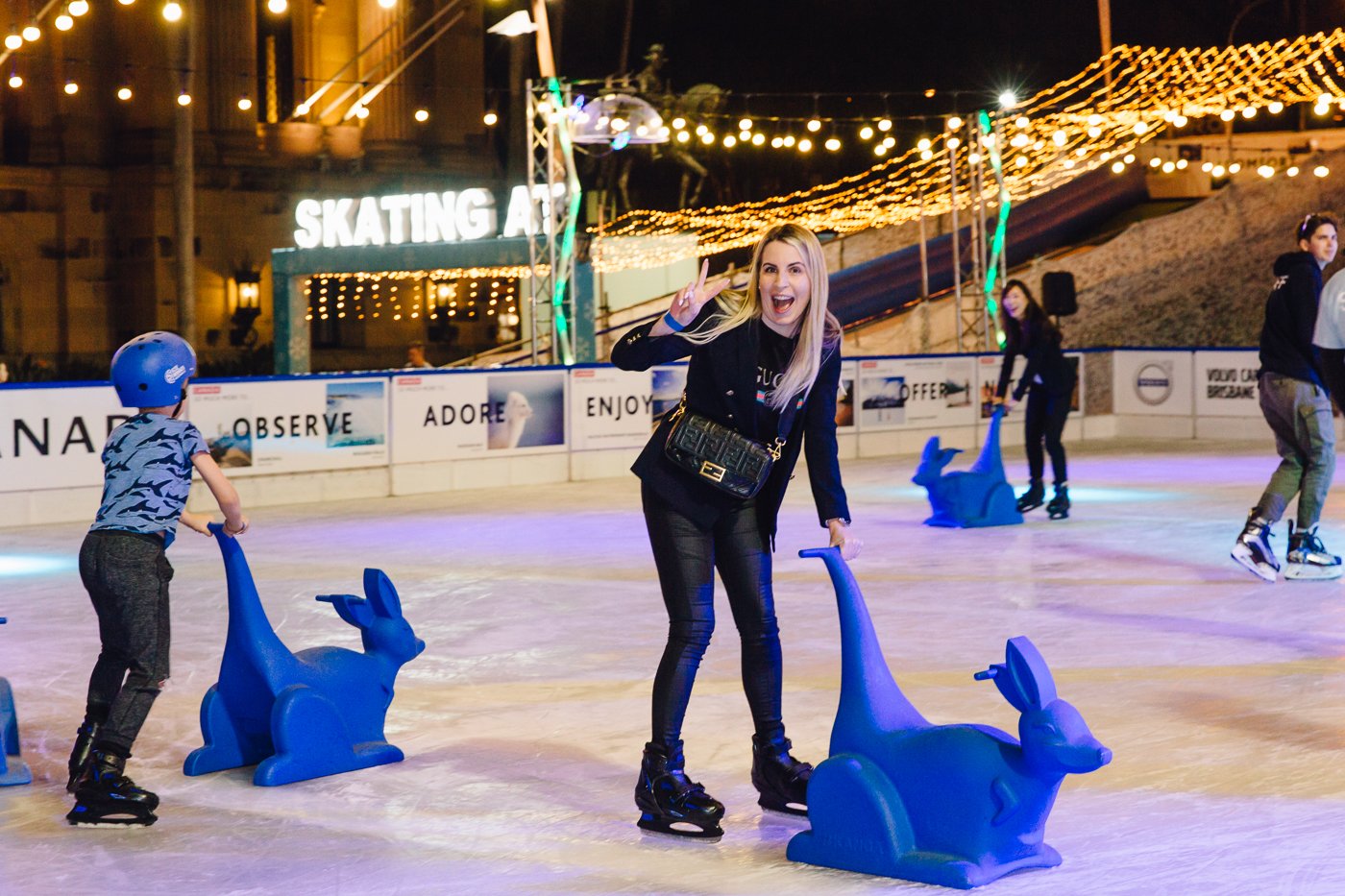 Skating At Festival