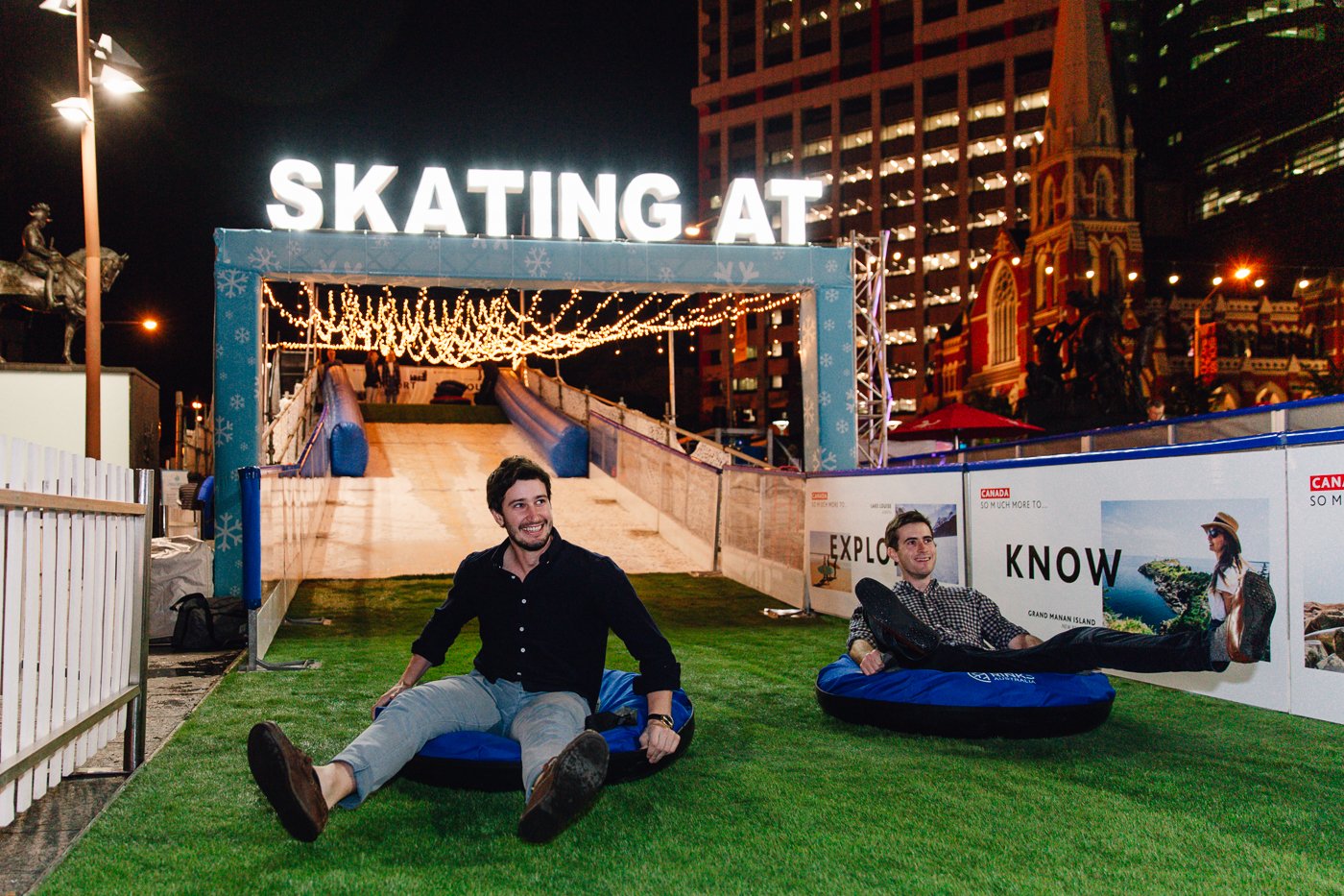 Skating At Festival