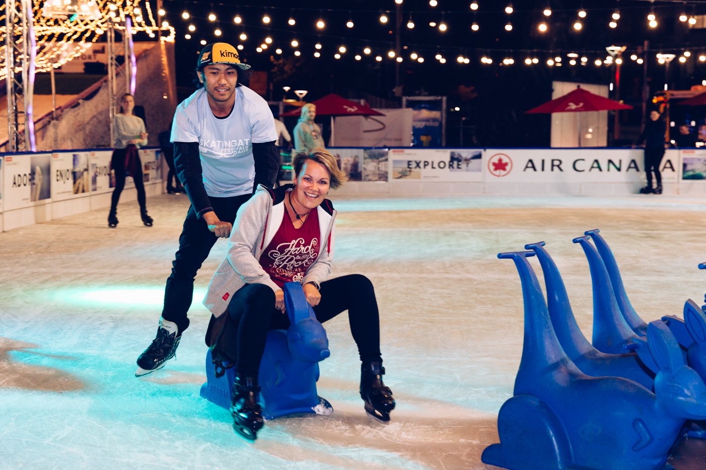 Skating At Festival