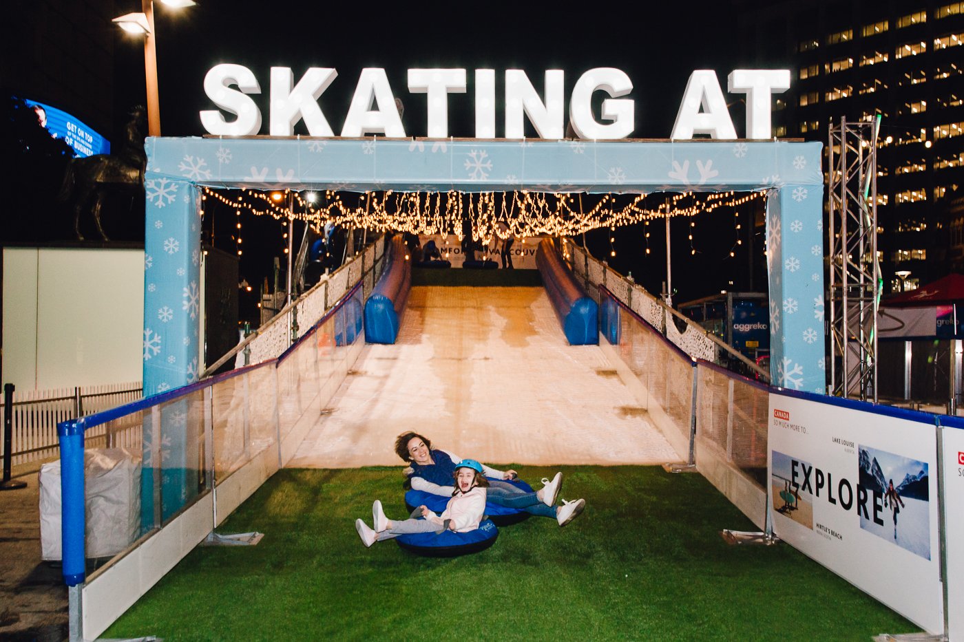 Skating At Festival