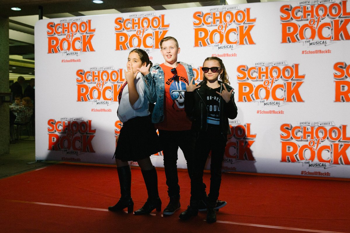 School of Rock Red Carpet Opening Night