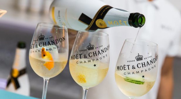 Sip champagne trackside at The Beach Club pop-up