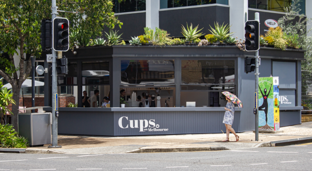 Cups on Melbourne