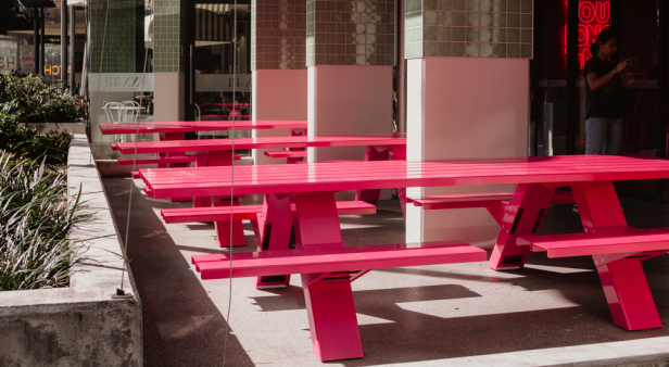 Get a peek inside pink-hued newcomer Ping Pong ahead of its forthcoming opening