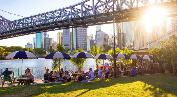 Sunset cruises, rooftop bars and beer yoga – why Brisbane winters are the best