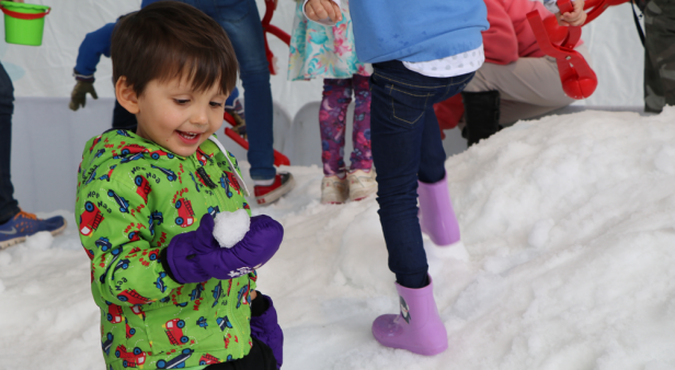 Real snow, baby yoga and picturesque picnics – South Bank Parklands has transformed into a fun-filled winter wonderland