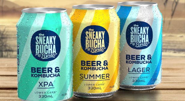 The Sneaky Bucha of Byron combines the goodness of kombucha with the greatness of beer