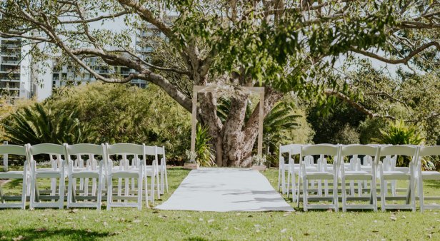 Planning or re-planning your big day? Wed your beloved in tropical bliss at Roma Street Parkland