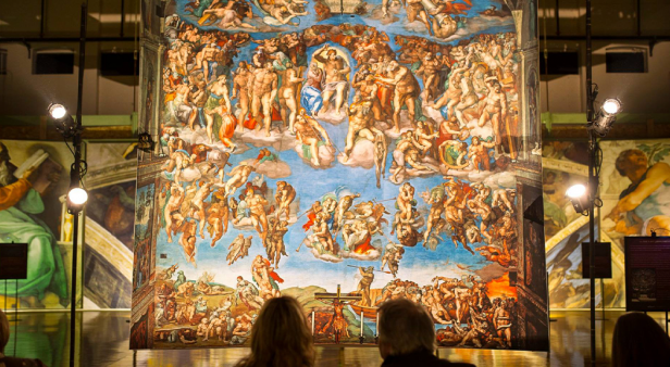 Look up – Michelangelo’s Sistine Chapel: The Exhibition is coming to the Ice Cream Factory at West Village