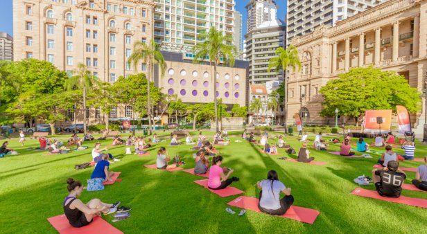 Dancing in the dark and sun-soaked yoga sessions – five ways to get active this spring