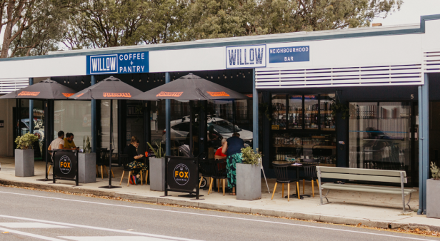 New-wave wines, beers and snacks are served at Brighton watering hole Willow Neighbourhood Bar