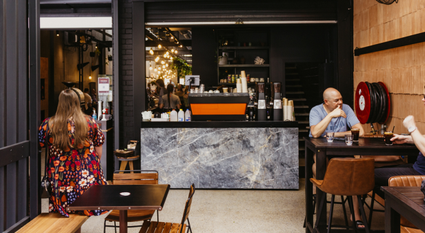 Coffee powerhouse Bellissimo transforms its old Bulimba roastery into a chic eatery and bar