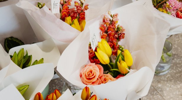 Avalon Florals adds a bit of colour to Brunswick Street with its vivid bouquets and gifts