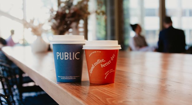 Get your morning fix from Public Cafe – a new-age lobby coffee joint slinging specialty brew in The City