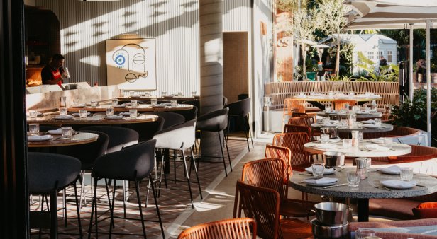 Souvla and seafood a specialty at Yamas Greek &#038; Drink, West Village&#8217;s eye-catching terracotta-hued newcomer