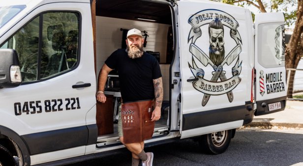 Meet the mobile barber offering scenic cuts in his custom-made van