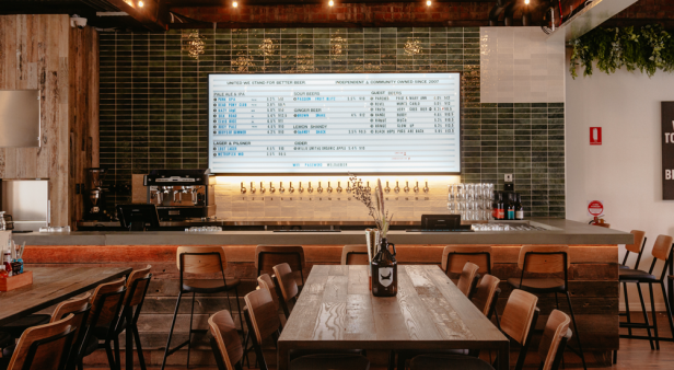 Pints at the ready – BrewDog&#8217;s new three-level craft-beer bar is now pouring