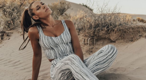 Luxe activewear label Cleo Harper launches new collection with Sweat trainer Kelsey Wells