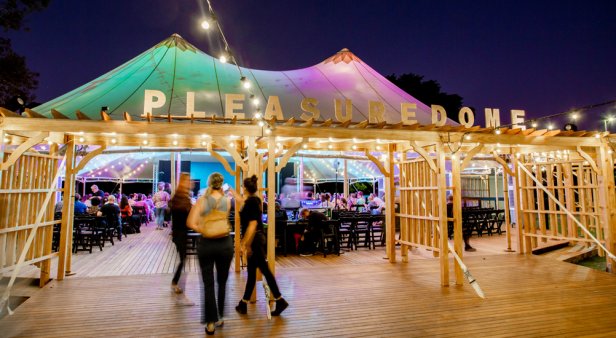 Enter the Pleasuredome, a new riverside venue and lounge space at Brisbane Powerhouse