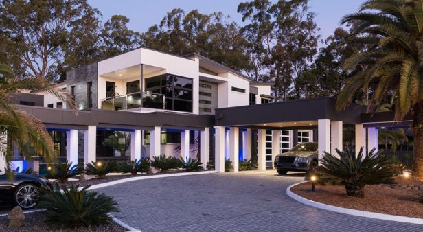 This impressive Brisbane house comes complete with a basketball court, outdoor cinema, soccer field and game arcade