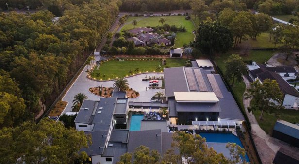 This impressive Brisbane house comes complete with a basketball court, outdoor cinema, soccer field and game arcade