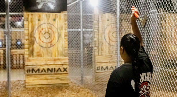 Unleash your inner viking at MANIAX&#8217;s new hatchet-heaving haunt in The City