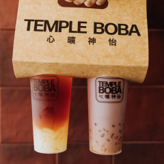 Portside Wharf welcomes Temple Boba, a chic dispensary of bubble tea and dessert