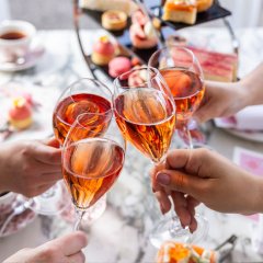 Stop and sip the rosés at Customs House’s Spring Rosé Garden pop-up